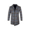 BOB Cappotto Cappotto Uomo a quadri monopetto Blu caramello - Francavilla Moda